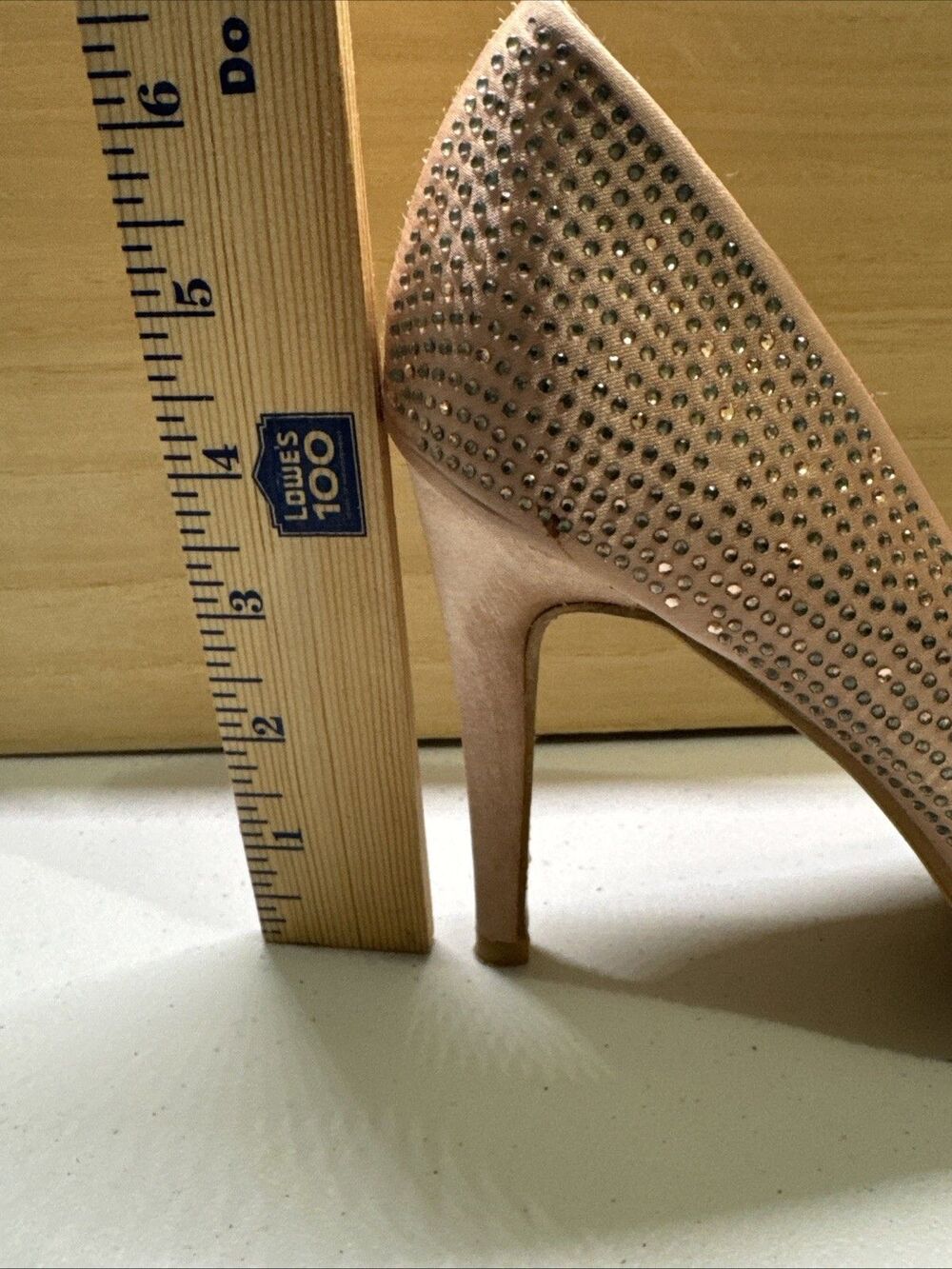 Ranne Stiletto Heels Pumps Rhinestone Embellished Round Toe  Size 7.5 - Picture 13 of 15
